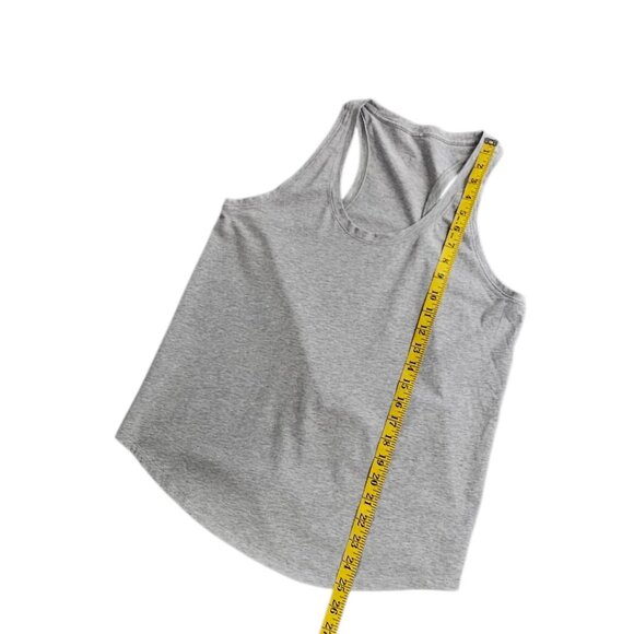 Lululemon Womens Scoop Neck Tank, Round Hem, Heathered Grey, Pullover - Picture 6 of 6